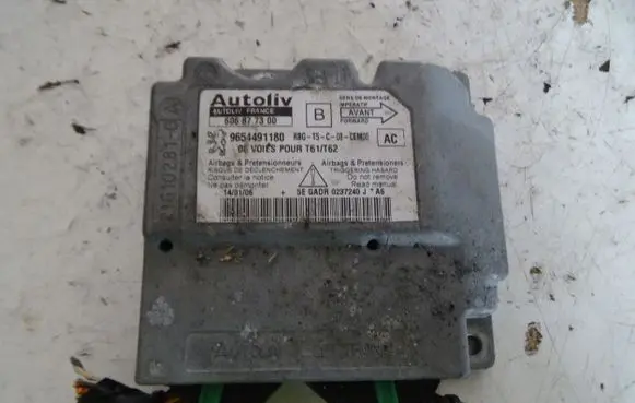 Peugeot 307 Airbag control unit/module 9654491180
