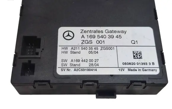 Mercedes-Benz A W169 Gateway control module A1695403945 A1694420027 A2115403545