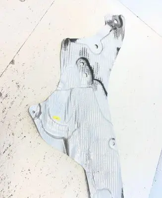 Audi A5 Heat shield in engine bay 8W0804162A