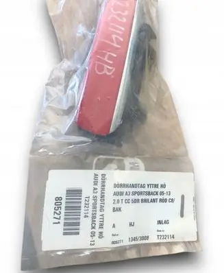 Audi A3 S3 A3 Sportback 8P Rear door exterior handle