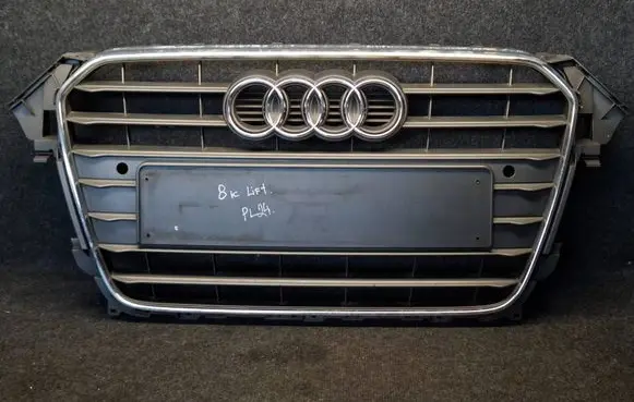 Front bumper upper radiator grill