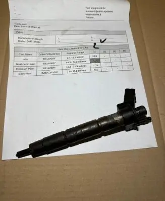 BMW X5 E70 Fuel injector 0445116024 B51E9 05034