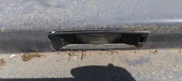 Ford Fiesta Number plate light