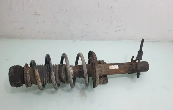Front shock absorber with coil spring