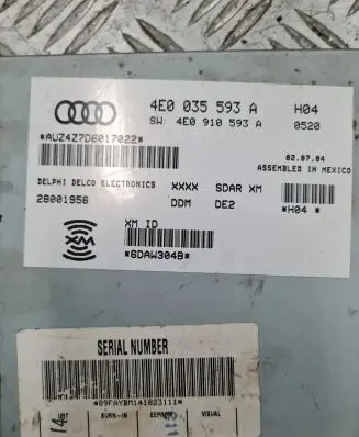 Audi A6 S6 C6 4F Head unit multimedia control 4E0035593A