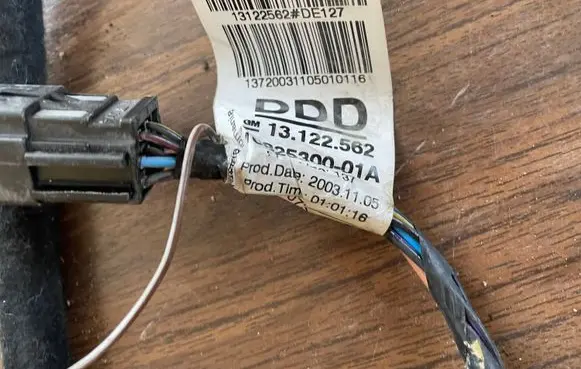 Opel Corsa C Tailgate/trunk wiring harness 13122562
