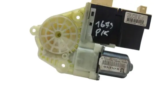 Citroen C4 I Front door window regulator motor 9647441480 980689103 996385103