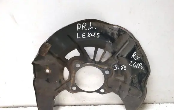 Lexus RX 450H Front brake disc dust cover plate F72L