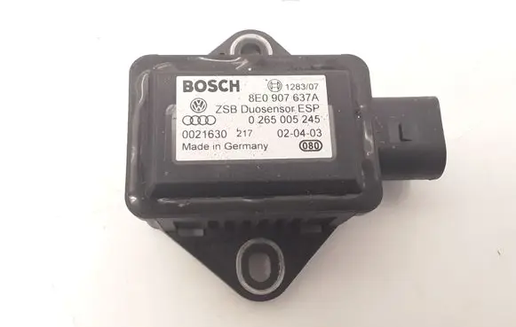 Audi A6 S6 C5 4B ESP acceleration yaw rate sensor 8E0907637A 8E0907637 0265005245
