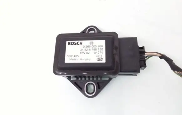 BMW 5 E60 E61 ESP acceleration yaw rate sensor 0265005266 6758750 34526758750