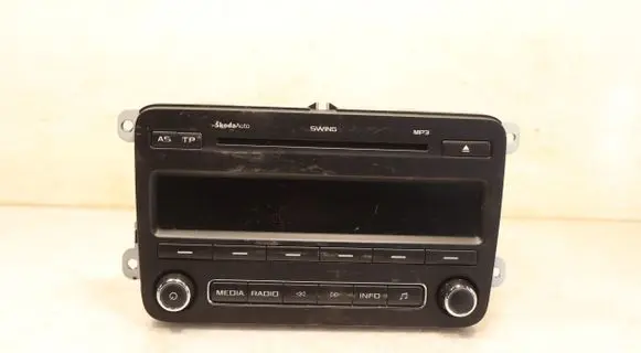Skoda Fabia Mk2 (5J) Radio/GPS head unit trim 28352894