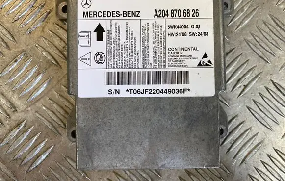 Mercedes-Benz C W204 Airbag control unit/module A2048706826 5WK44004 T06JF220449036F