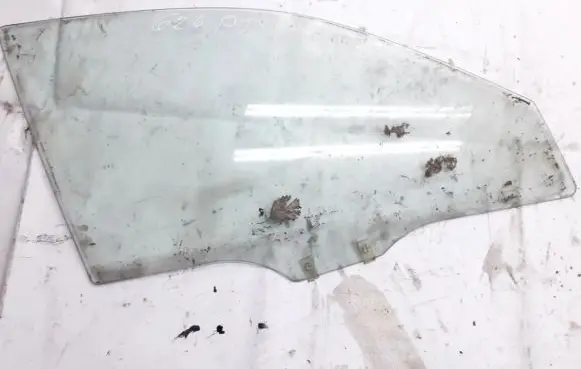 Mazda 626 Front door window glass four-door