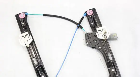 Front window lifting mechanism without motor