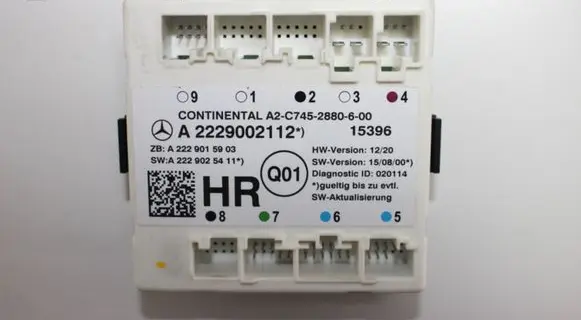 Mercedes-Benz S W222 Door control unit/module A2229002112