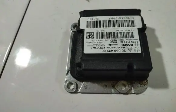 Peugeot 207 Airbag control unit/module 9666843980