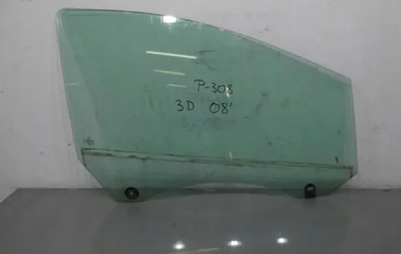 Peugeot 308 Front door window glass four-door