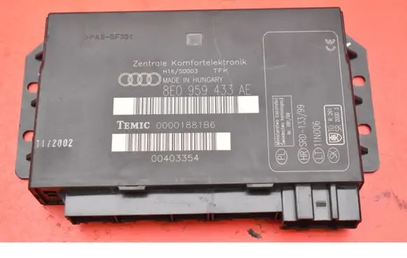 Audi A4 S4 B6 8E 8H Comfort/convenience module 8E0959433AE
