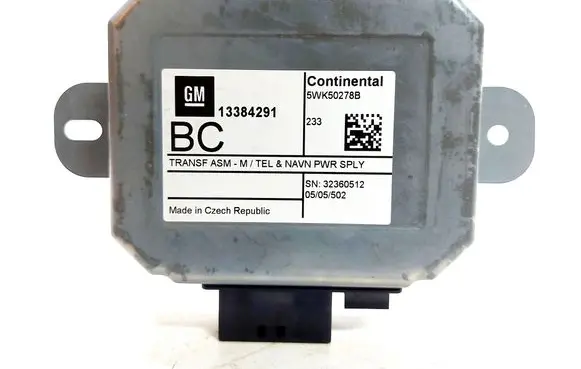 Opel Astra J GPS navigation control unit/module 13384291