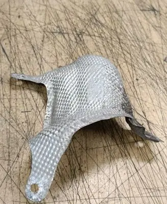 Heat shield in engine bay