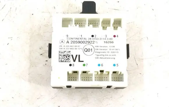 Mercedes-Benz C W205 Door control unit/module 2059002922 2059000328