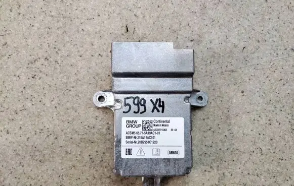 BMW X4 G02 Airbag deployment crash/impact sensor 5A19AC128 5A19AC1