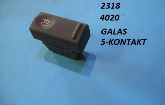 Fog light switch