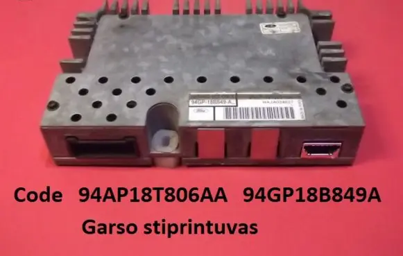 Ford Mondeo MK I Sound amplifier 94AP18T806AA 94GP18B849A