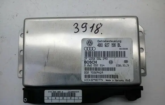 Audi A6 S6 C5 4B Gearbox control unit/module 4B0927156BL 0260002514