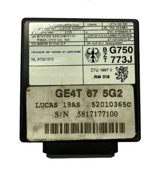 Immobilizer control unit/module