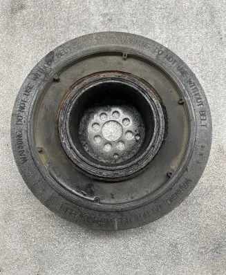 Audi A6 S6 C6 4F Crankshaft pulley 057105251D