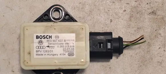 Audi A4 S4 B7 8E 8H ESP acceleration yaw rate sensor 0265005618 8E0907637B 7006592