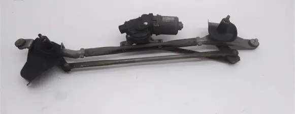 Front wiper linkage and motor