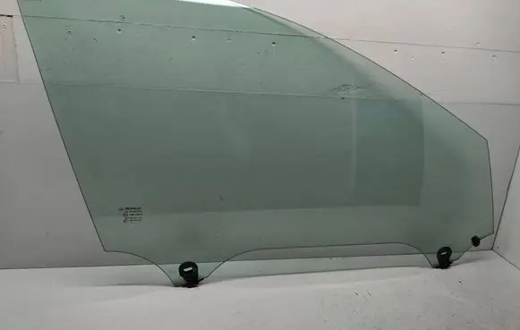 Renault Laguna III Front door window glass four-door 43R00049 E000292 DOT24M25AS2