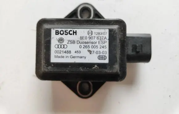 Volkswagen PASSAT B5.5 ESP acceleration yaw rate sensor 8E0907637A 0021488 0265005245