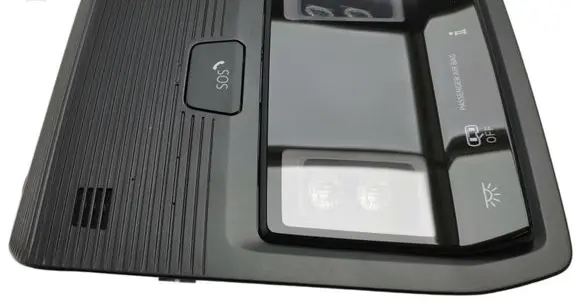Volkswagen Caddy Headlining lighting console trim 7T0959561P