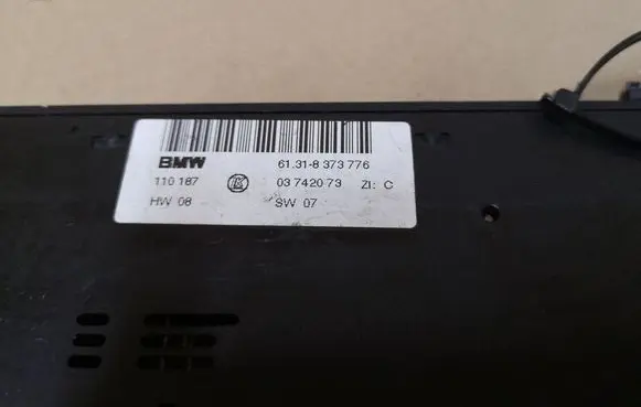 BMW 5 E39 Seat heating switch 61318373776 110187