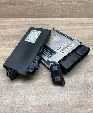 BMW 5 E60 E61 Engine ECU kit and lock set 7794650 9147220 0281011120