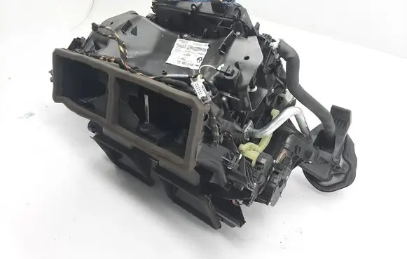 Interior heater climate box assembly