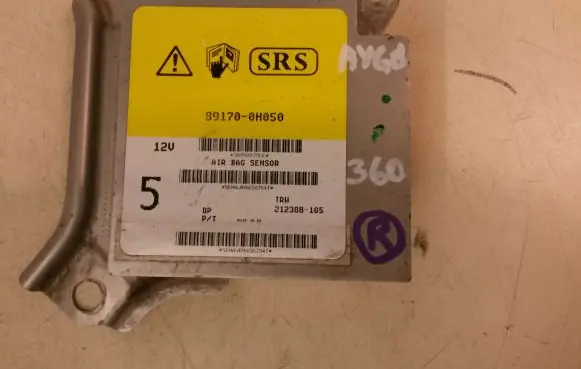 Toyota Aygo AB10 Airbag control unit/module 891700H050 212388105