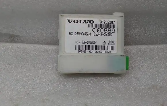 Volvo S60 Alarm control unit/module 31252287 PW9DA58233 5644A3MS233