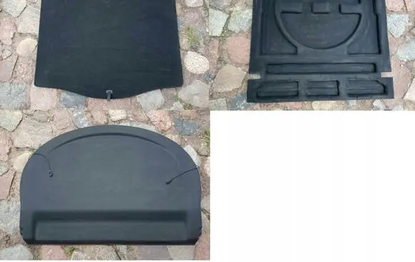 Renault Laguna III Rear floor carpet liner 