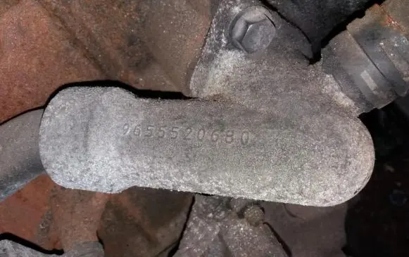 Fiat Ulysse Engine coolant pipe/hose 9655520680