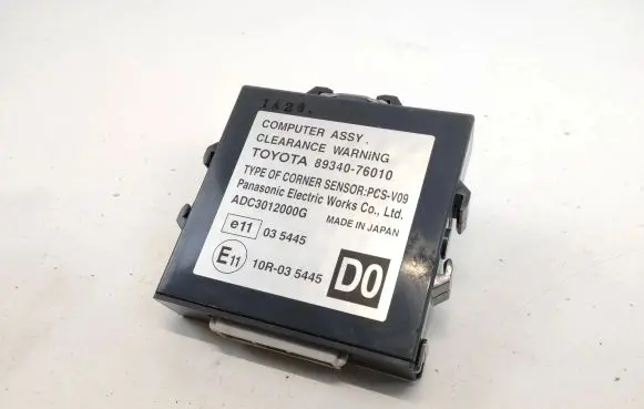 Lexus CT 200H Parking PDC control unit/module 8934076010 10R035445 ADC3012000G
