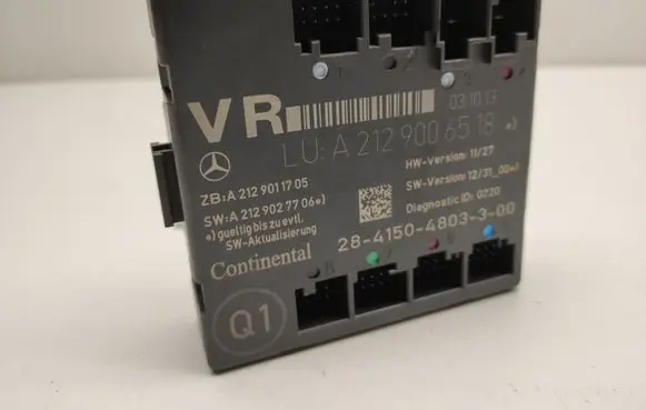 Mercedes-Benz E W212 Door control unit/module A2129006518