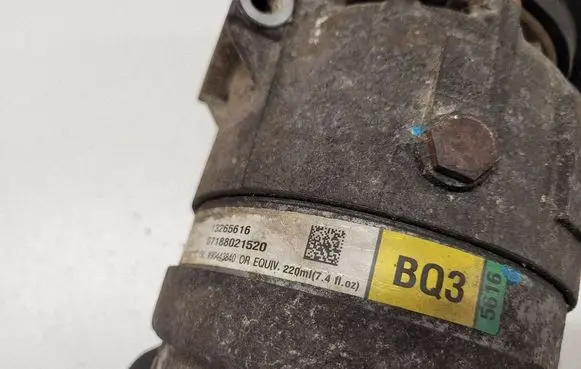 Opel Zafira B Air conditioning (A/C) compressor (pump) 13265616 07188021520 BQ3
