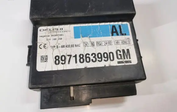 Opel Frontera B Comfort/convenience module 8971863990 343007261