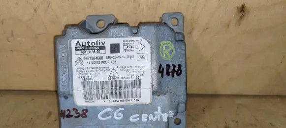 Citroen C6 Airbag control unit/module 9661384680 604289500