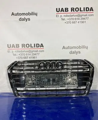 Audi A4 S4 B9 Front bumper upper radiator grill 8W0853651AB