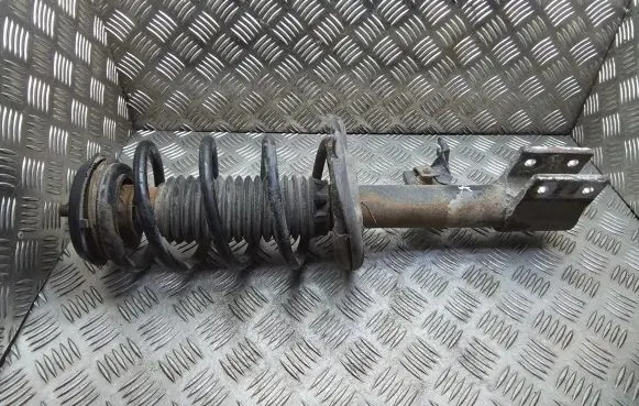 Front shock absorber with coil spring